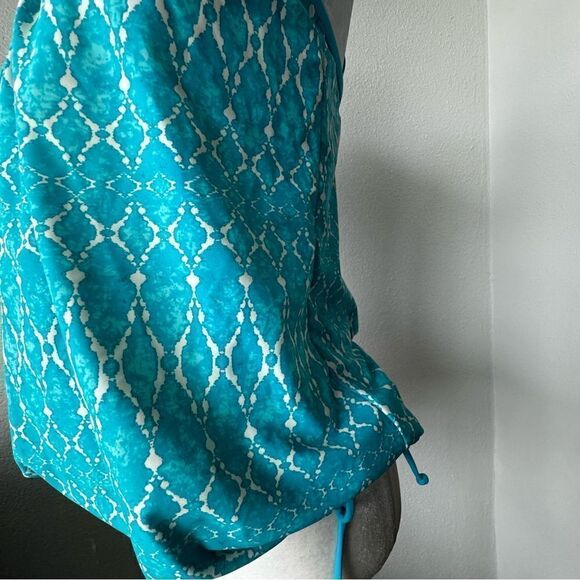 Ocean Avenue Swimwear Tankini Turquoise Blue White SZ M - Picture 11 of 15